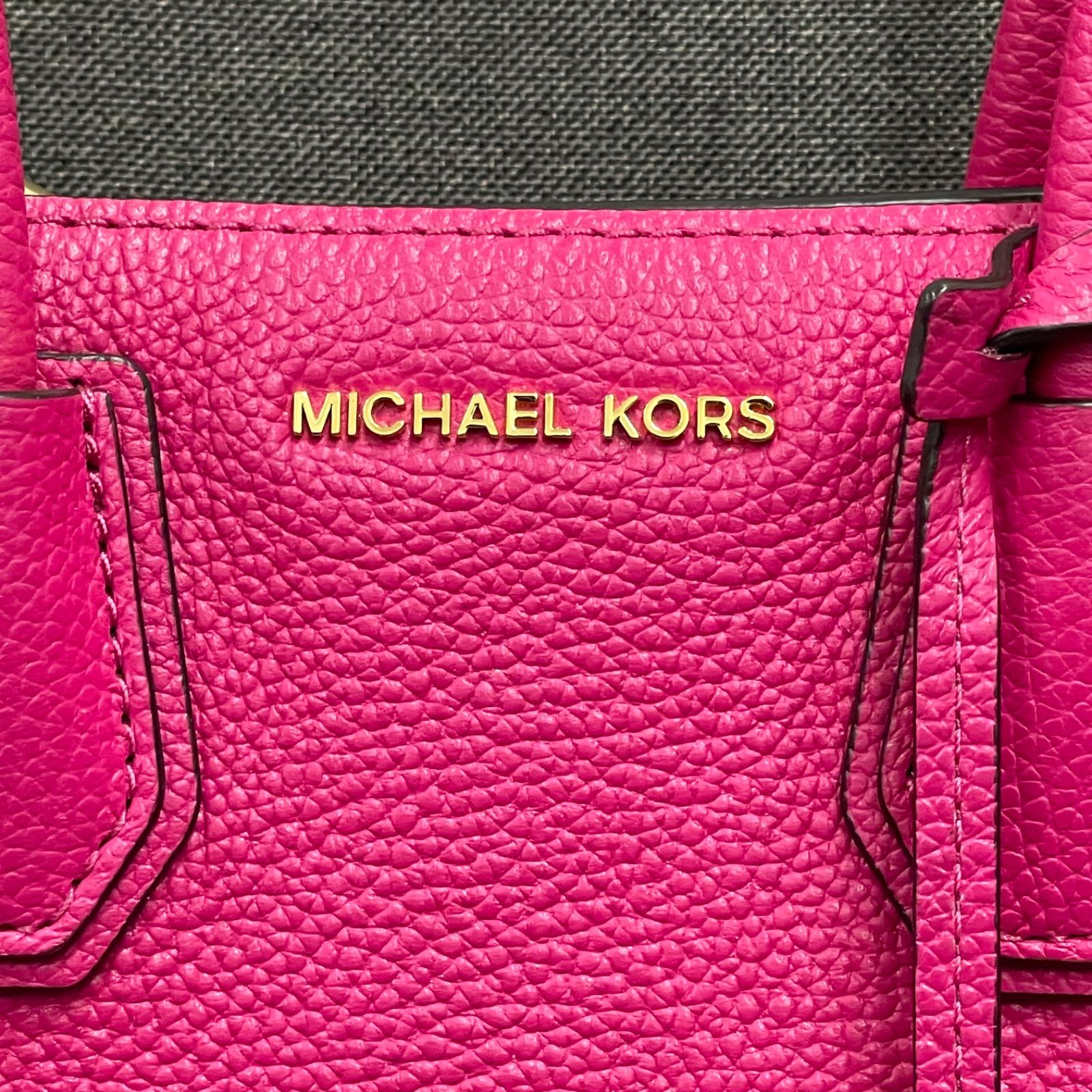 MICHAEL KORS ショッキングピンク ハンドバッグ NPA】MICHAEL KORS マイケルコース ハンドバッグ ショルダー