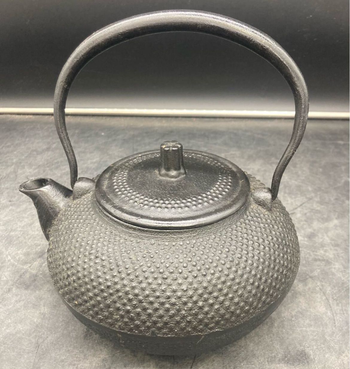 1472 南部鉄器 鉄 一也 作 鉄瓶 急須 鉄器 煎茶道具 金属工芸