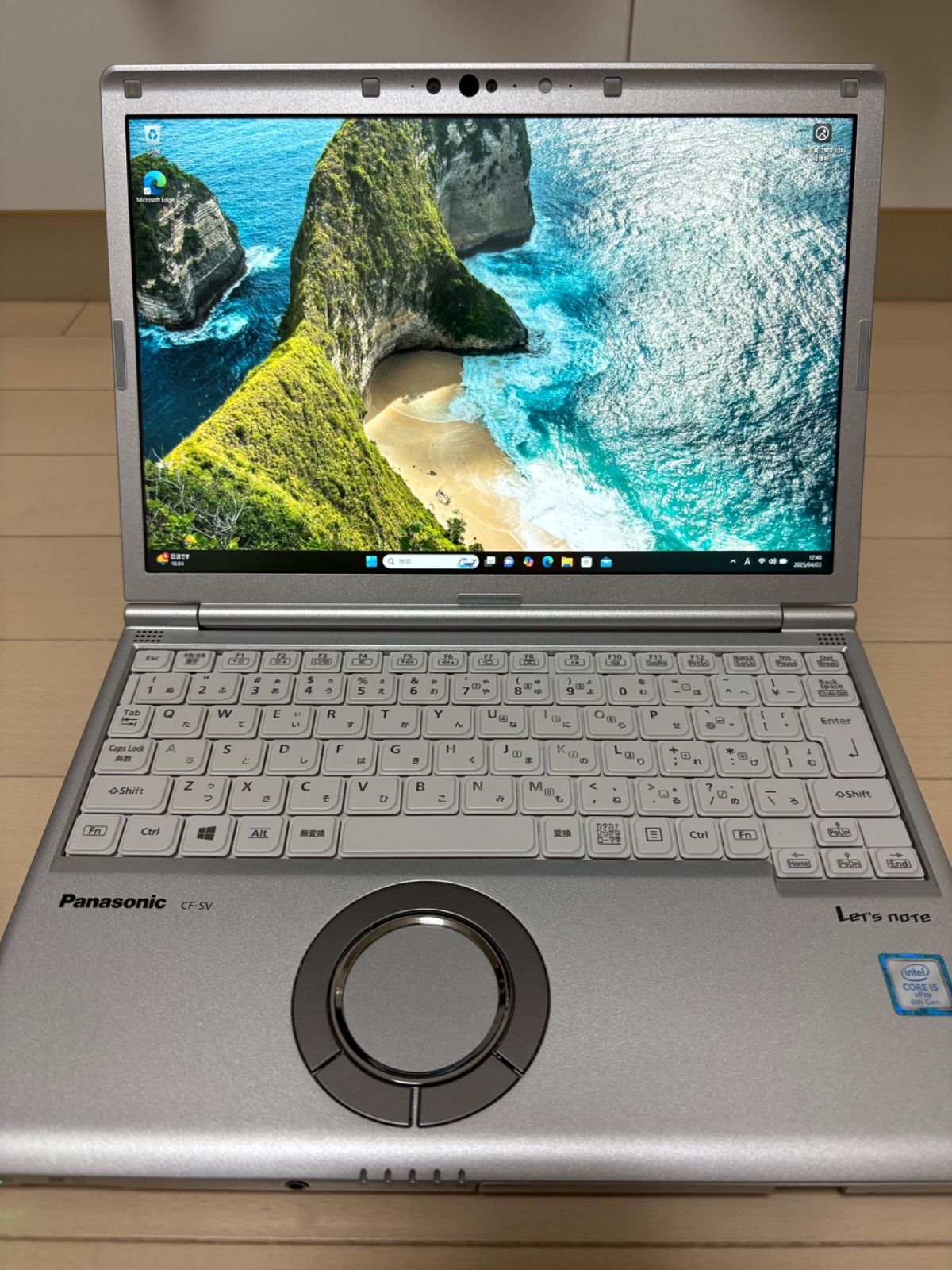 良品/累積9970時間】Panasonic Let's note CF-SV8 Windows11