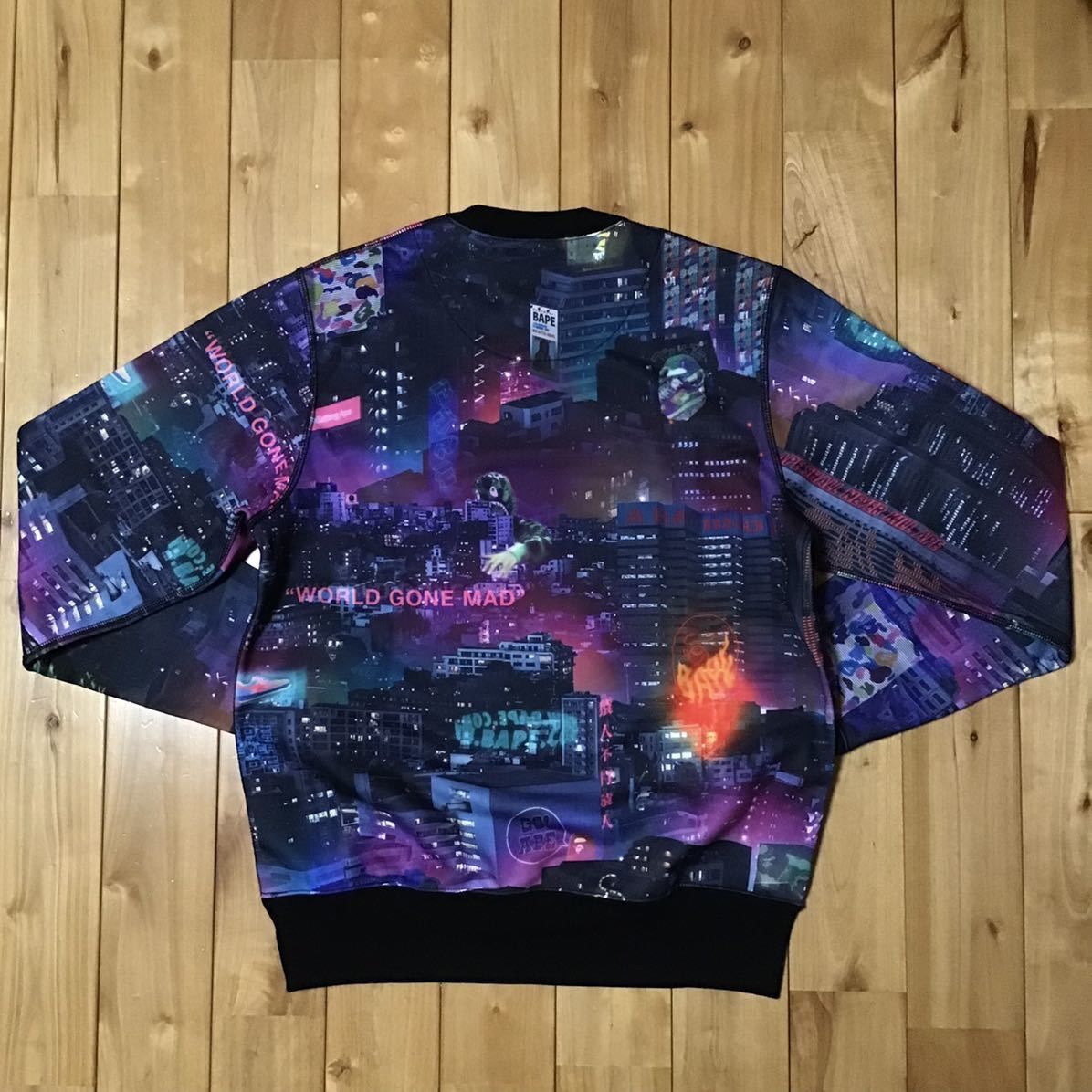 BAPE NEON TOKYO スウェット ベイプ a bathing ape メルカリ