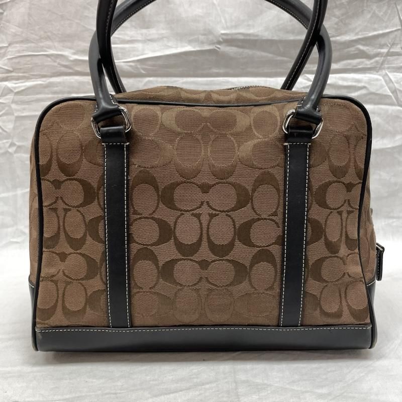COACH コーチ ハンドバッグ E1R-6097 シグネチャー BRW 総柄