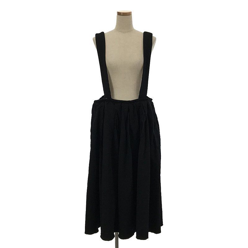 COMME des GARCONS / コムデギャルソン | 2011SS | 製品加工 ポリエステル オーバー 吊りスカート サロペット | S | レディース
