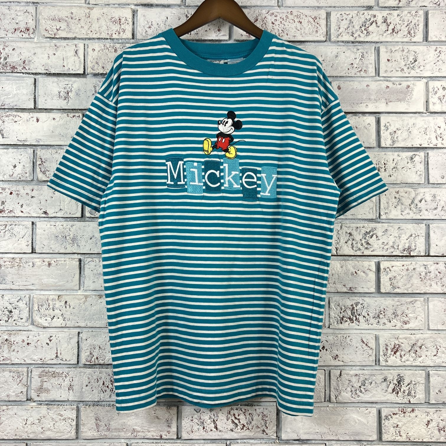 ディズニーストア ボーダー ミッキーTシャツ THE DISNEY STORE MICKEY BORDER T-SHIRTS