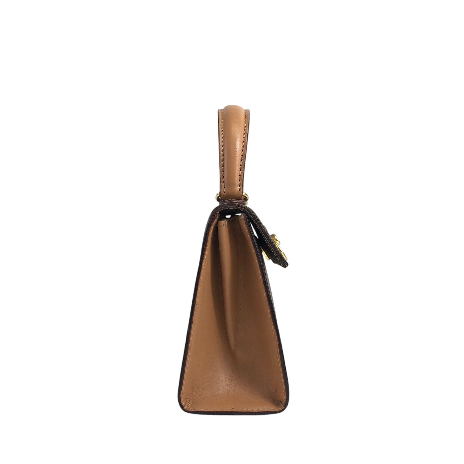 CELINE セリーヌ マカダム ショルダーバッグ ブラウン ガンチーニ PVC