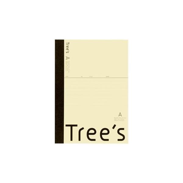 （まとめ）キョクトウ・アソシエイツ Trees A5 A罫 30枚 クリーム【×