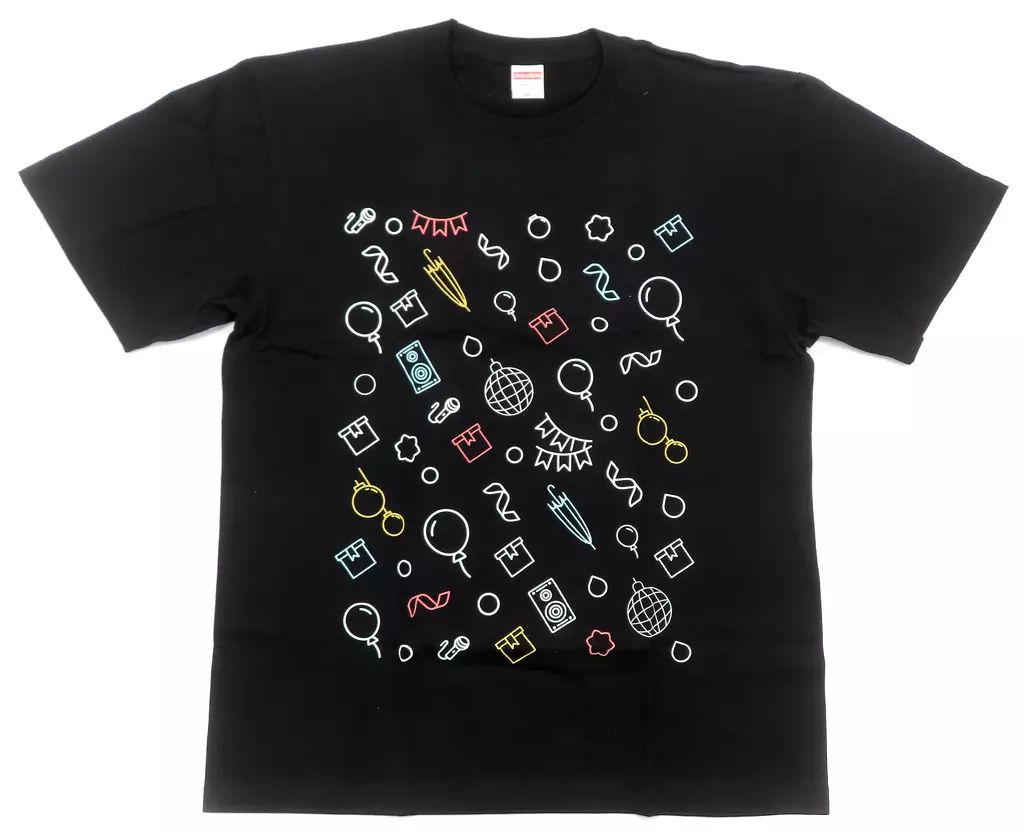 中古】Tシャツ イベントロゴ イベントTシャツ ブラック XLサイズ