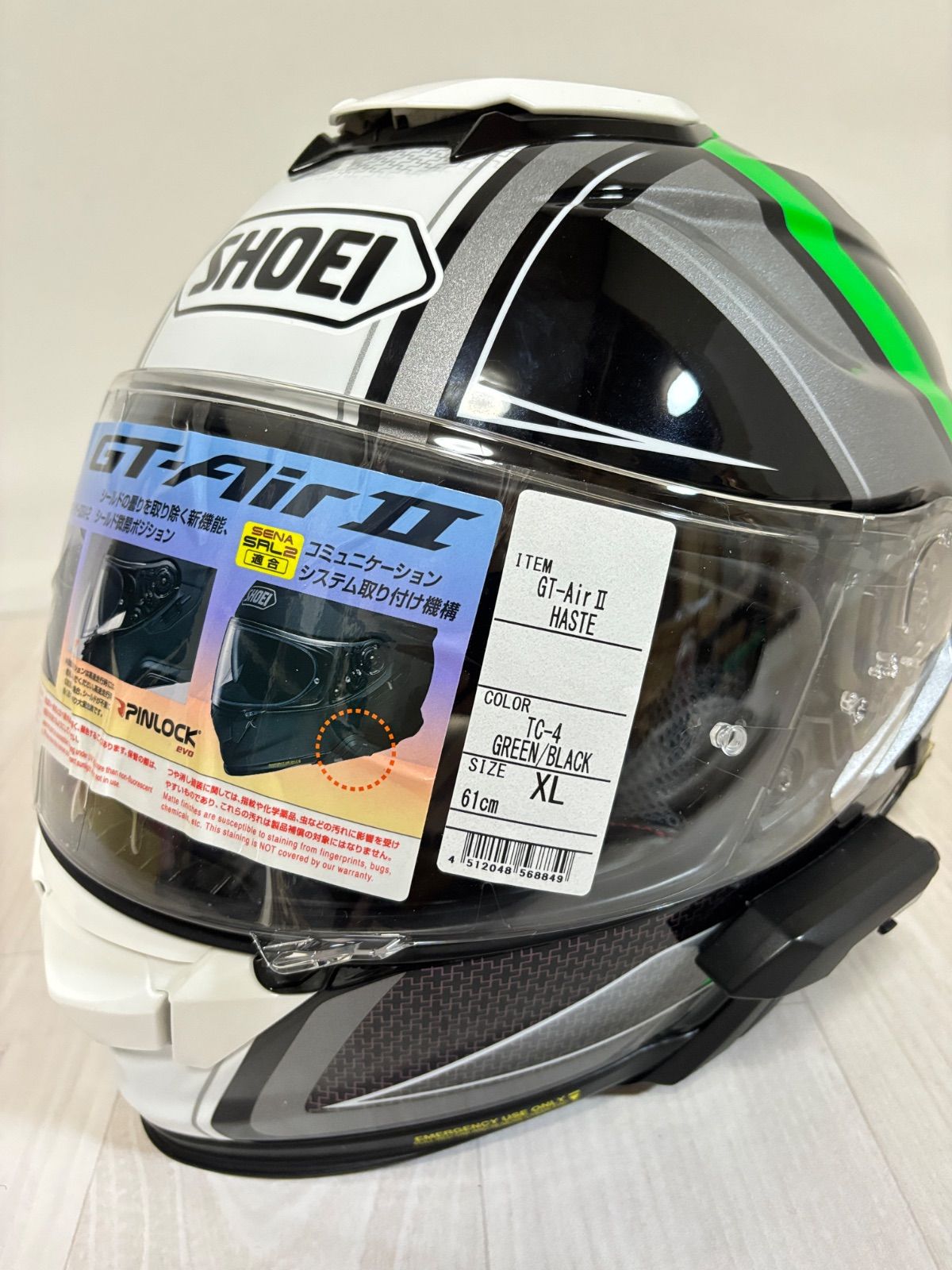 SHOEI GT-Air Ⅱ HASTE TC-4 ヘルメット XL DAYTONE