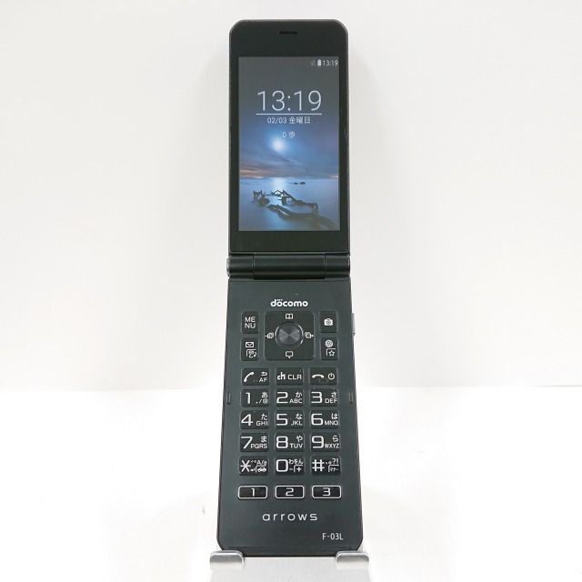 【訳アリ】arrows ケータイ F-03L ドコモ ブラック 送料無料 本体 c09053