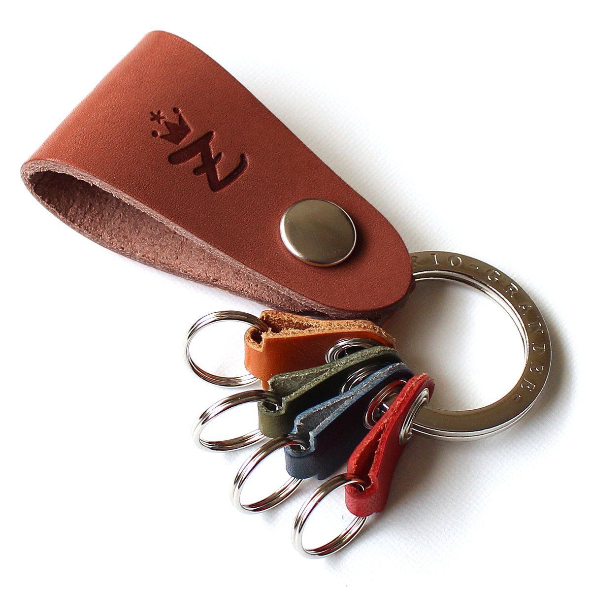 RRL ダブルアールエル レザー キーリング キーホルダー ブラウン