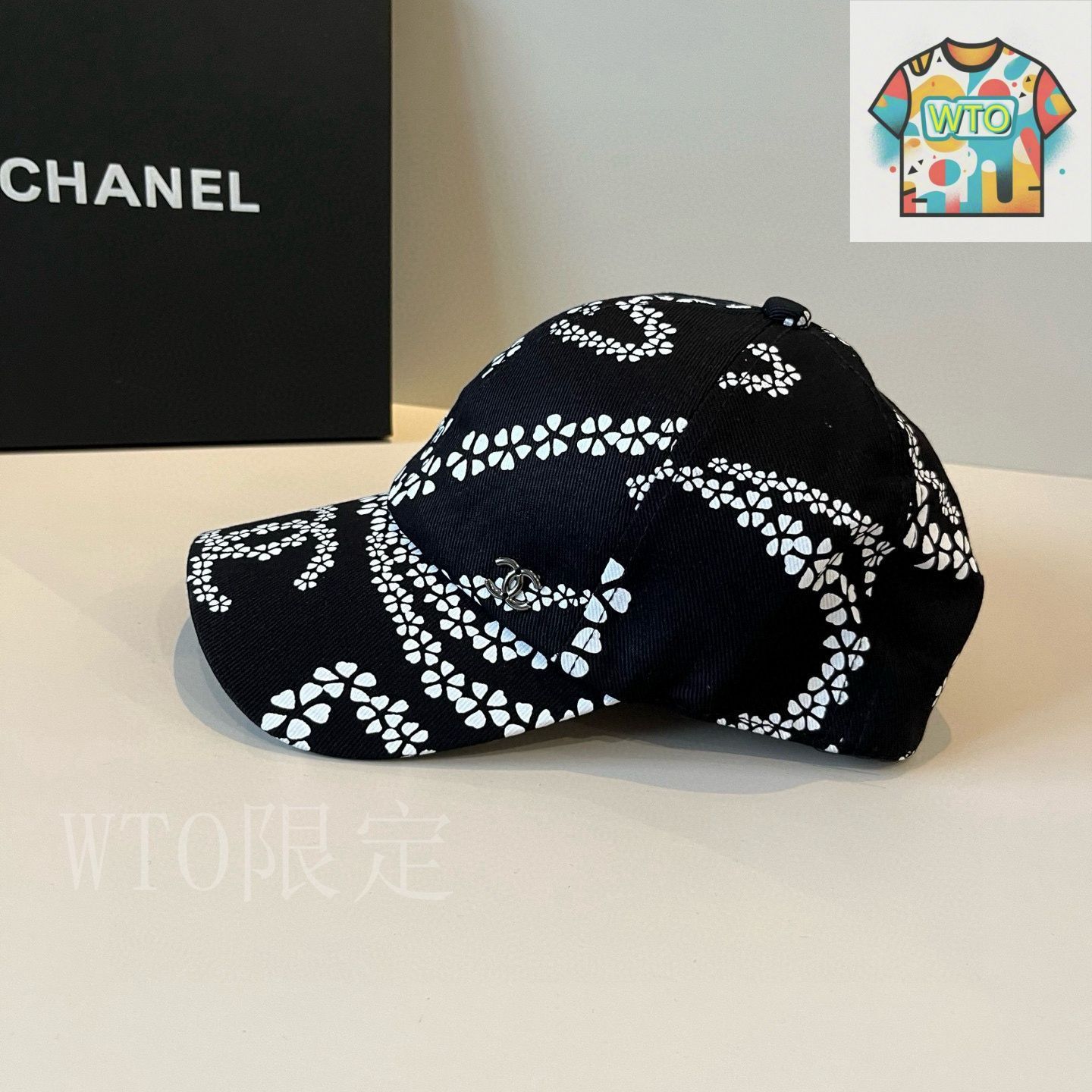 CHANEL ブラック ベースボールキャップ ユニセックス CHANEL ブラック ベースボールキャップ - メルカリ
