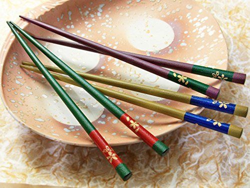 迅速発送】＜華宴輪島塗箸＞▽本金蒔絵 春風桜坂 -全乾漆仕上