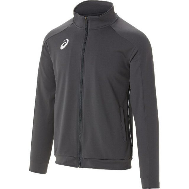 asics アシックス TRAINING TOP(with Line ta グラファイトグレー 3XL 2101A185 21 | スポーツ スポーツウェア サッカー フットサル ジップジャケット ジャージ トップス 長袖 サイバードライ 吸汗速乾 メ