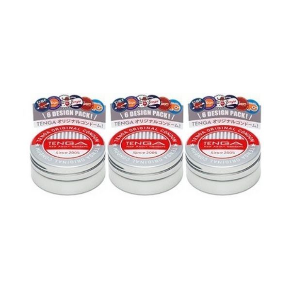 TENGA CONDOM テンガ 6個入 3缶 コンドーム 避妊具 スキン ゴム