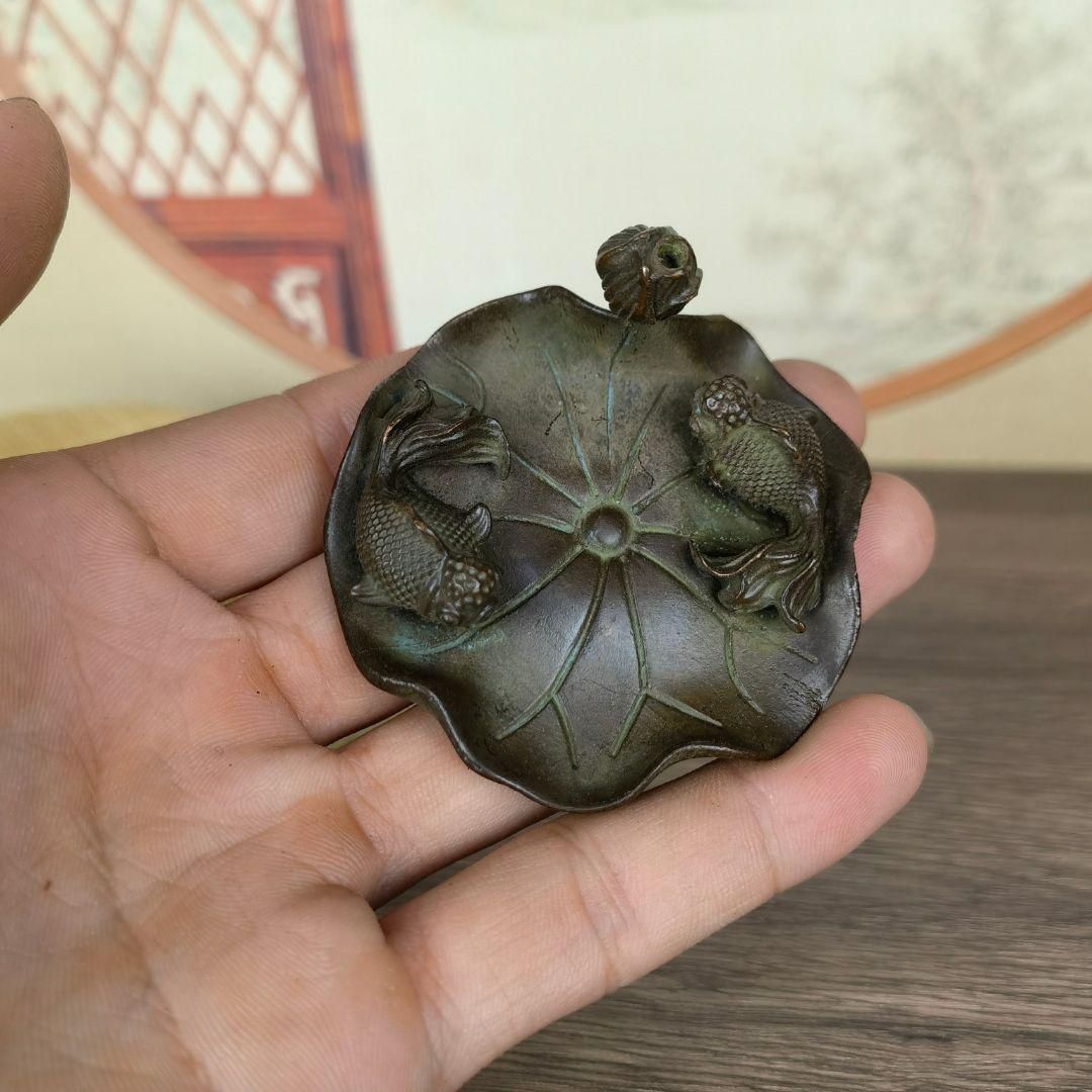 銅 細工 茶道具 香道具 蓋置 置物 八宝茶筒 銅製 銅 細工 茶道具 香道具 蓋置 置物 八宝茶筒 銅製
