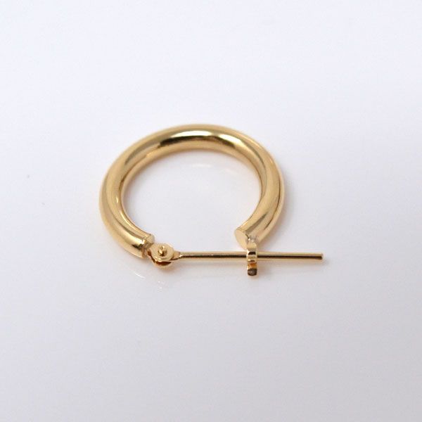 K18刻印あり ピアス 18金 フープピアス フープ 18k K18 18金