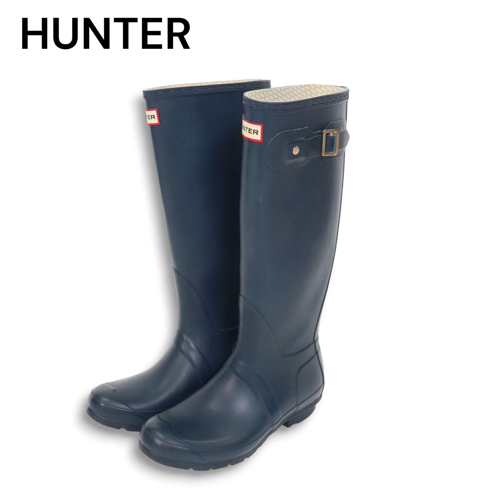 HUNTER ハンター W23499 レイン ブーツ 長靴 ラバーブーツ Sz.38