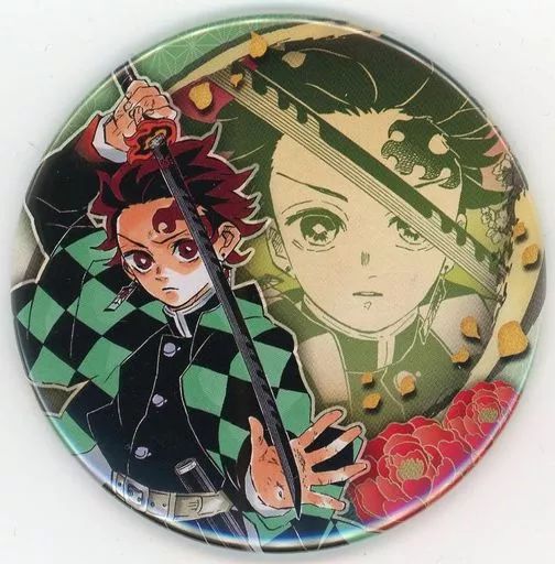 中古】バッジ・ピンズ 竈門炭治郎 「鬼滅の刃 吾峠呼世晴原画展