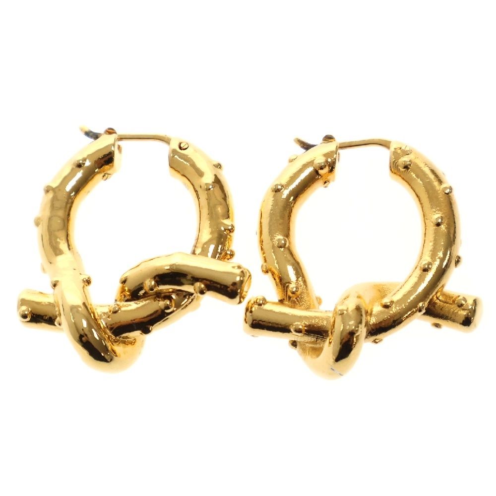 Acne Studios アクネ ストゥディオズ ノットフープピアス ゴールド Acne Studios (アクネ ストゥディオズ) ノットフープピアス ゴールド