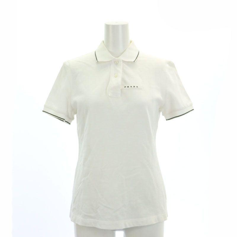 新品PRADA ホワイト ポロシャツ XS