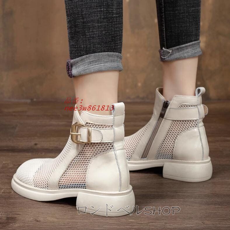 ブーツサンダル サマーブーツ レディース ショートブーツ ファッションサンダル レース 6cm パンプス オープントゥ チャンキーヒール 夏ブーツ サンダル P10倍！4480→実質4032円 10⁄27までサマーブーツ レディース