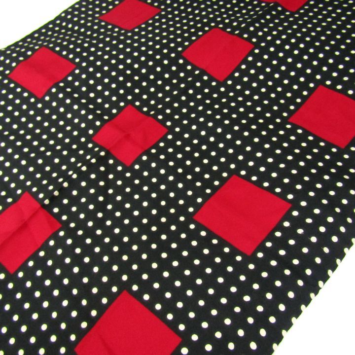 イヴ・サンローラン スカーフ ストール ドット柄 シルク ブランド