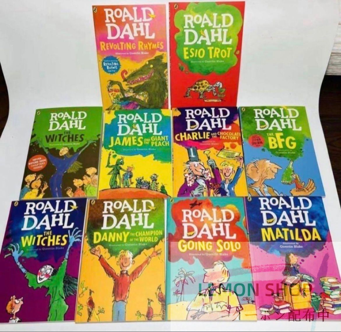 豪奢な 洋書 20冊 collection DAHL Roald 英語 #LEMON 新品 音源付き 絵本・児童書
