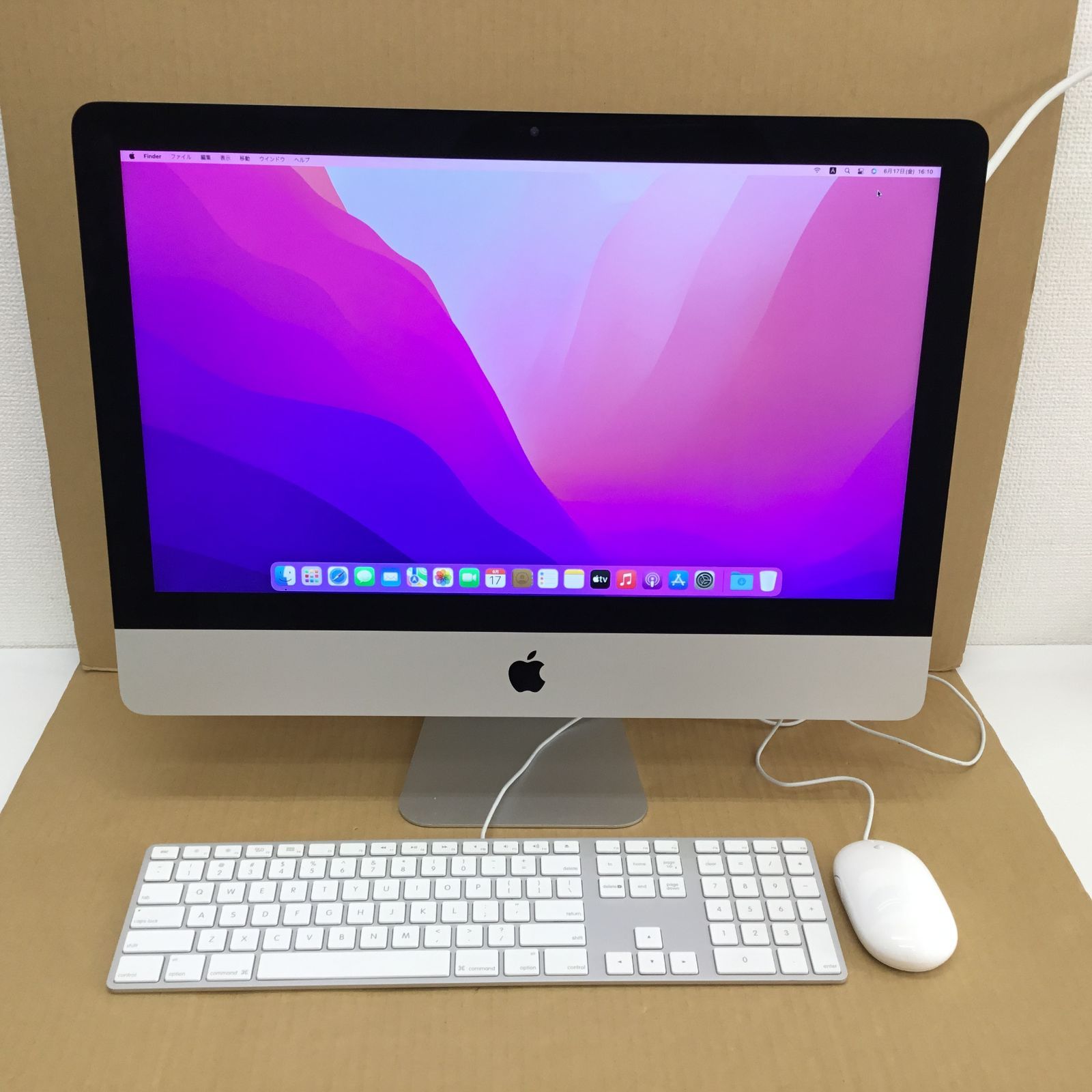 純国産/日本製 iMac 21.5インチ2017 マウス、キーボード付き | www