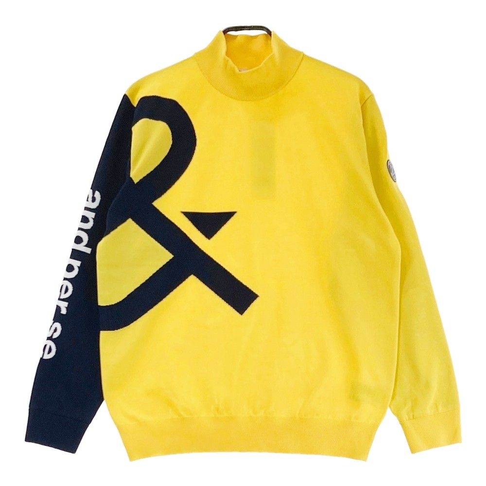 【新品】and per se アンパスィ　イエローもこもこセーター サイズ：L AND PER SE アンパスィ 2024年モデル モックネック ニット