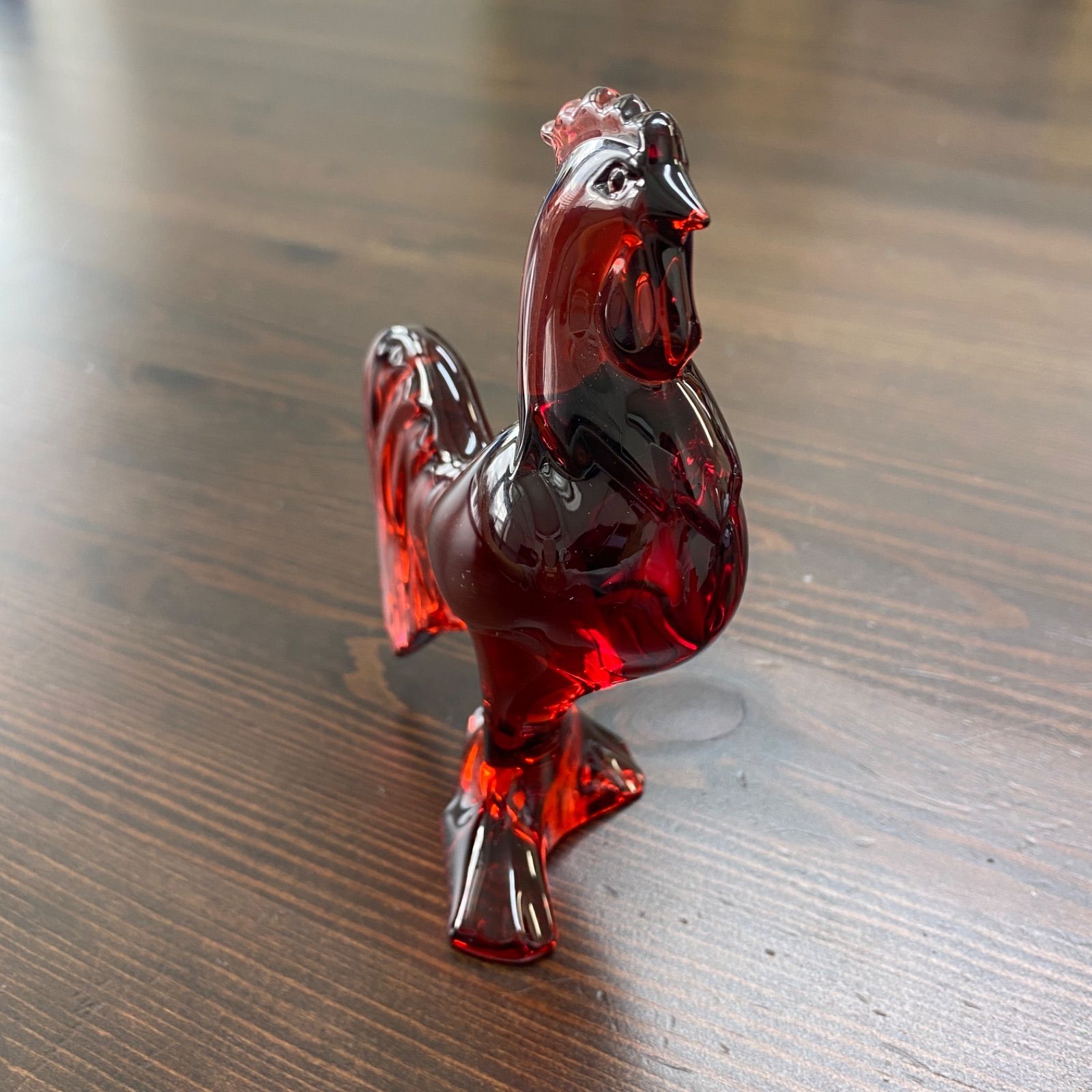 バカラ　ニワトリクリスタル　置物 Baccarat バカラ 鶏 ニワトリ 干支 十二支 フィギュリン