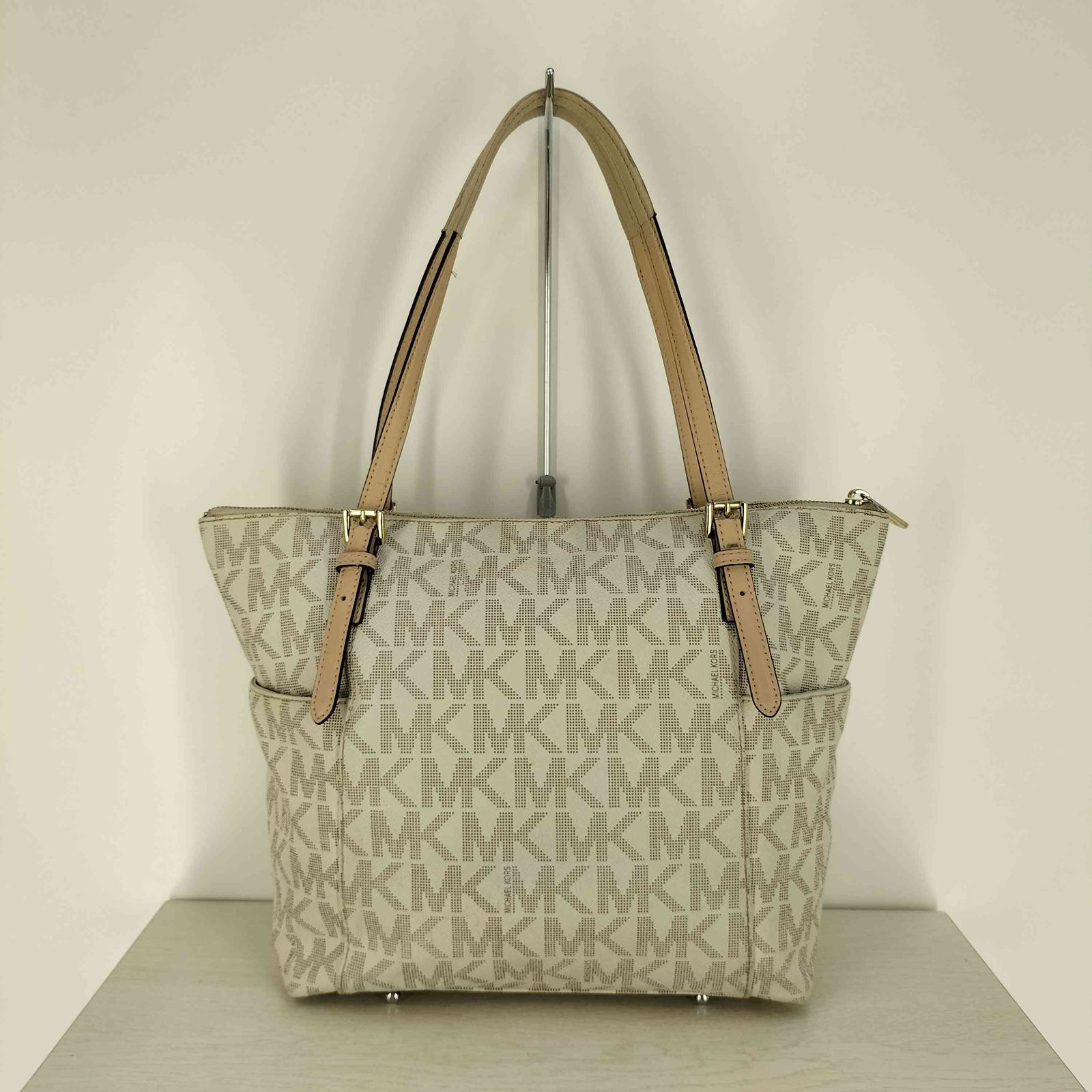 マイケルコース Michael Kors JET SET ITEM LG EW TZ TOTE 総柄 