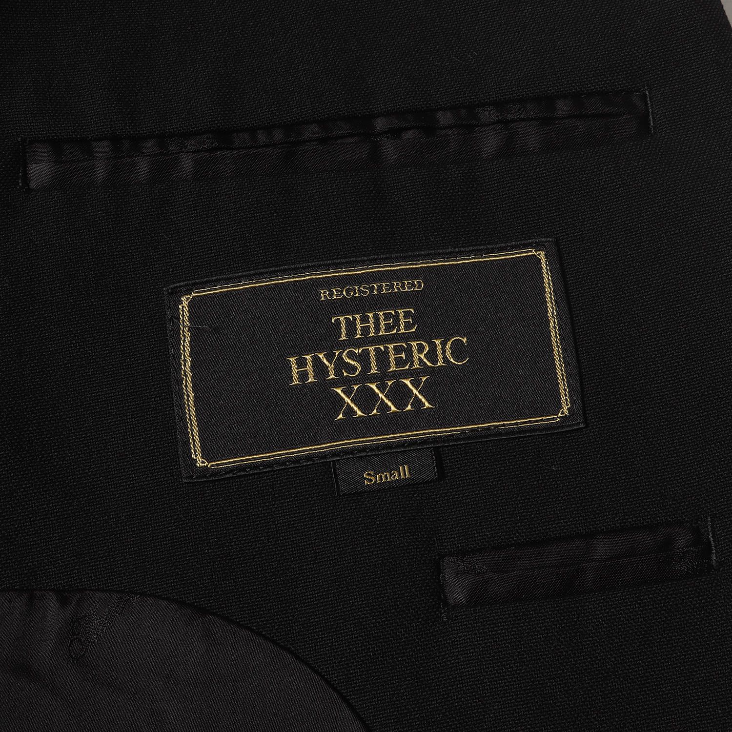 フォクシー☆人気ベロア黒 ノーカラージャケット 42 HYSTERIC GLAMOUR ヒステリックグラマー ジャケット ブラック 黒