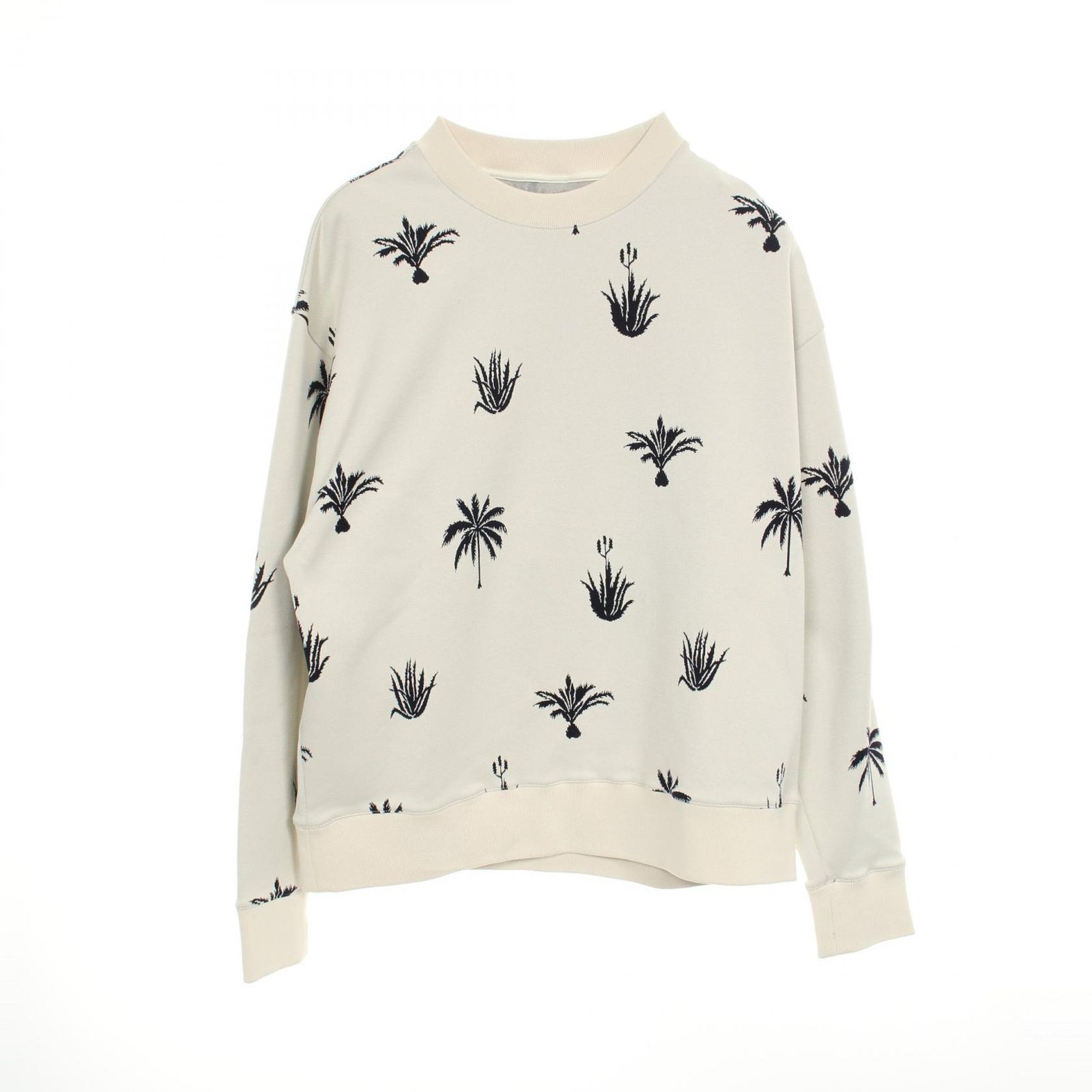 12aw ジルサンダー　スウェット JIL SANDER ジルサンダー Palm Tree Intarsia スウェット Palm Tree