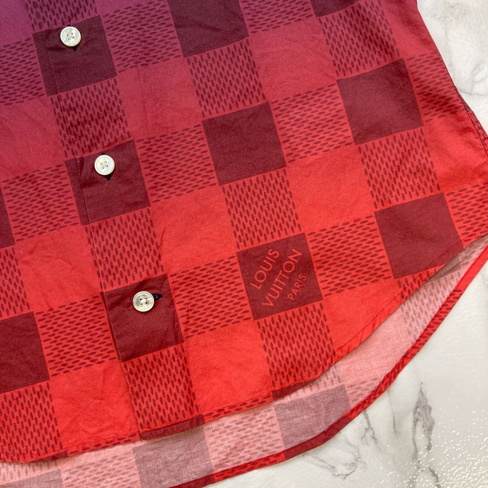 LOUIS VUITTON ルイヴィトン ダミエ グラデーション コットン