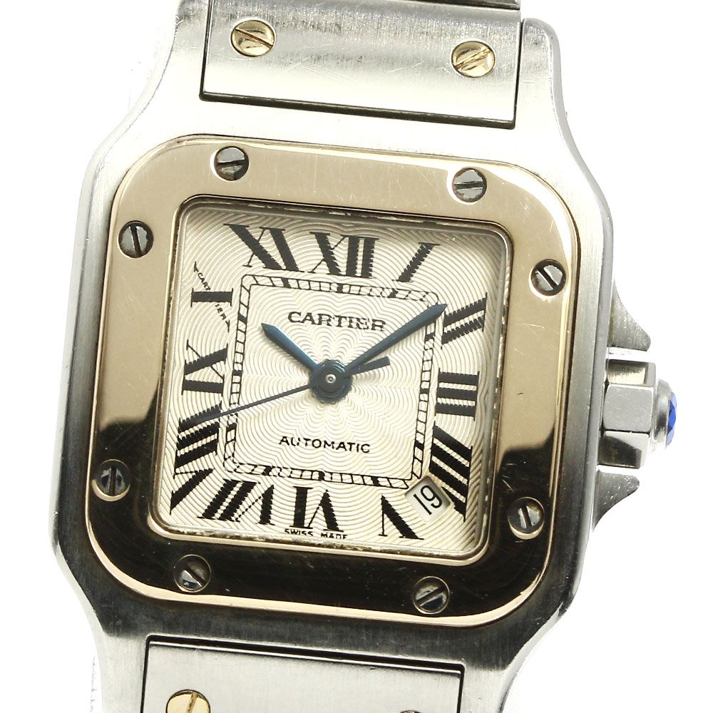 カルティエ CARTIER W20057C4 サントスガルべSM YGコンビ 自動巻き