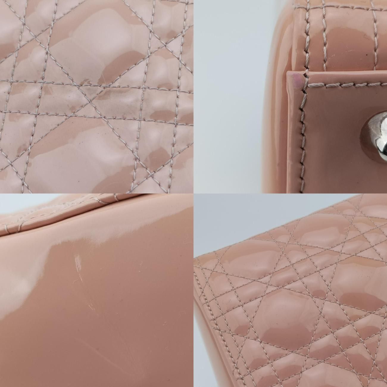 クリスチャンディオールChristian Diorレディディオールピンクパテント16-BO-1121