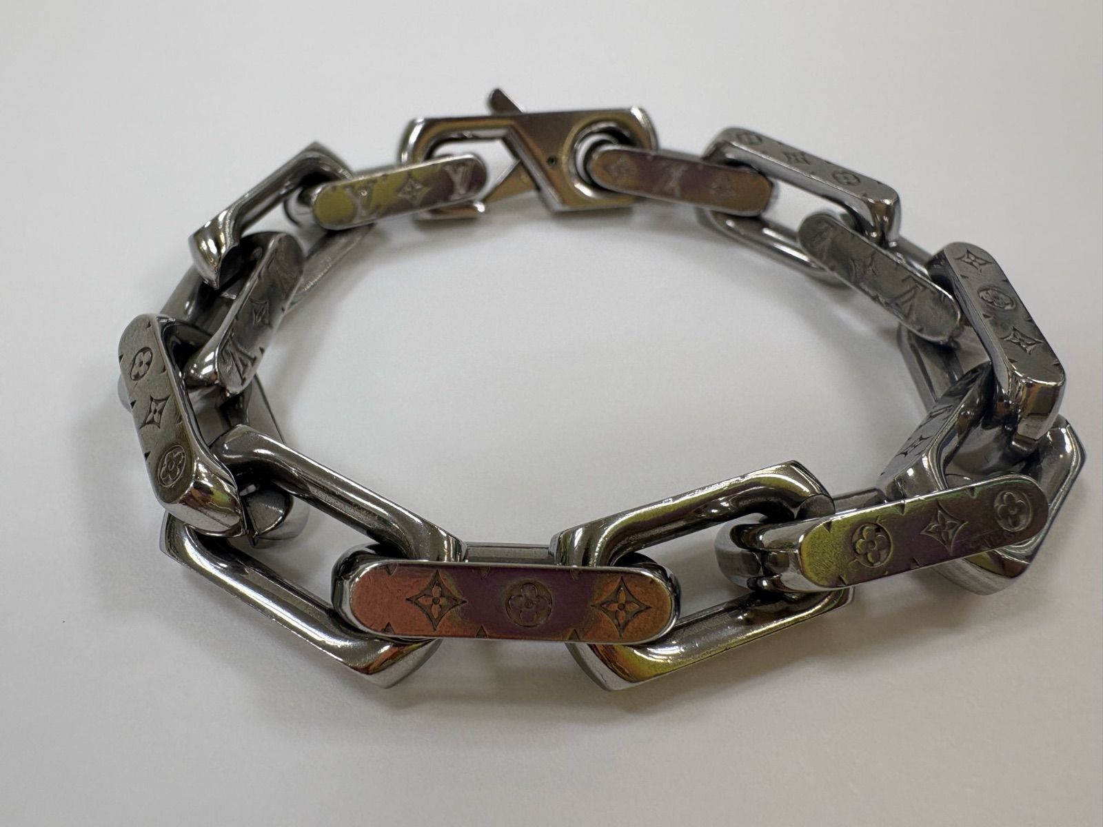 ルイヴィトン LOUIS VUITTON コリエチェーンブレスレット Mサイズ M00308 ブレスレット