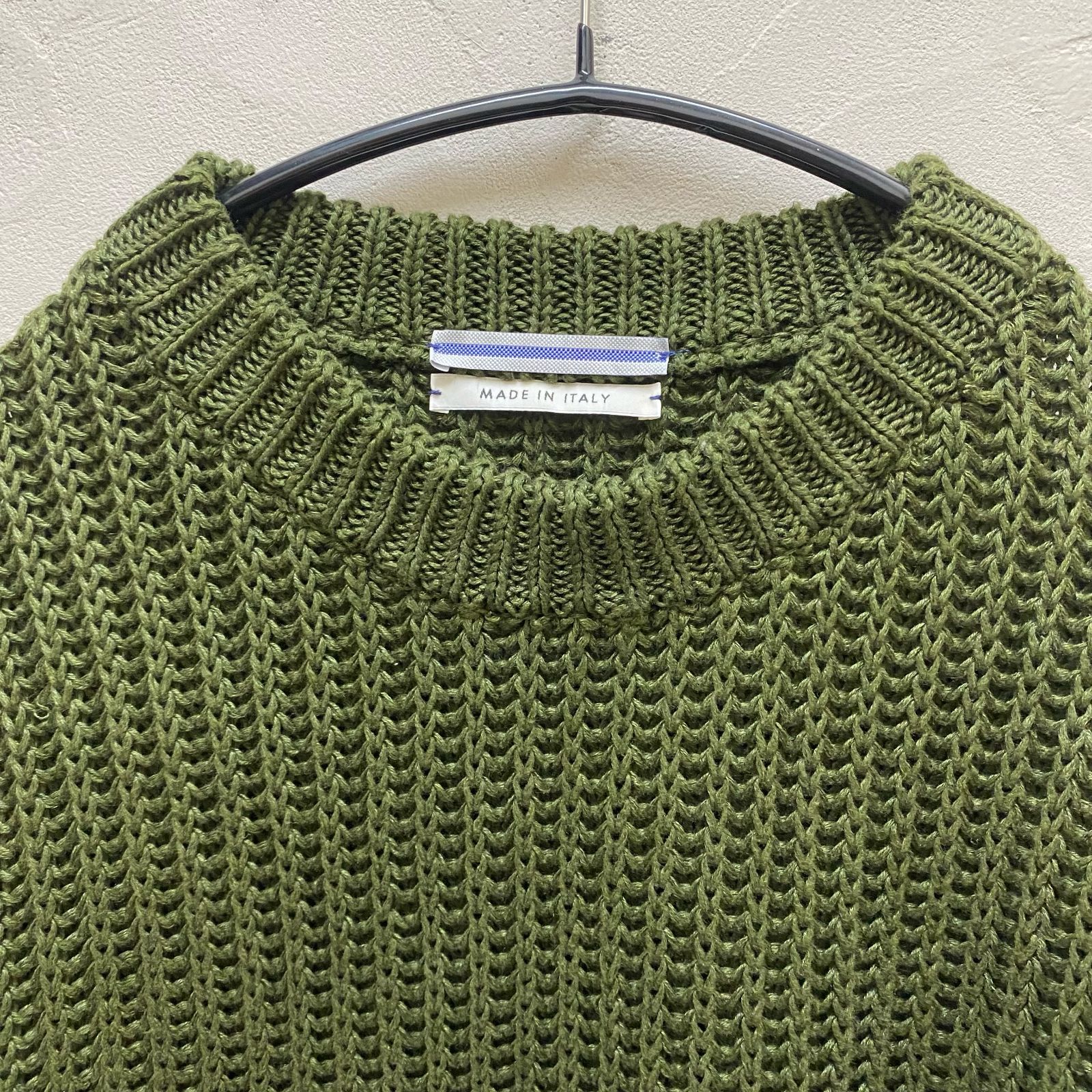 Cristaseya クリスタセヤ 20SS LINEN RIBBED 3 YARN GILET リネン 