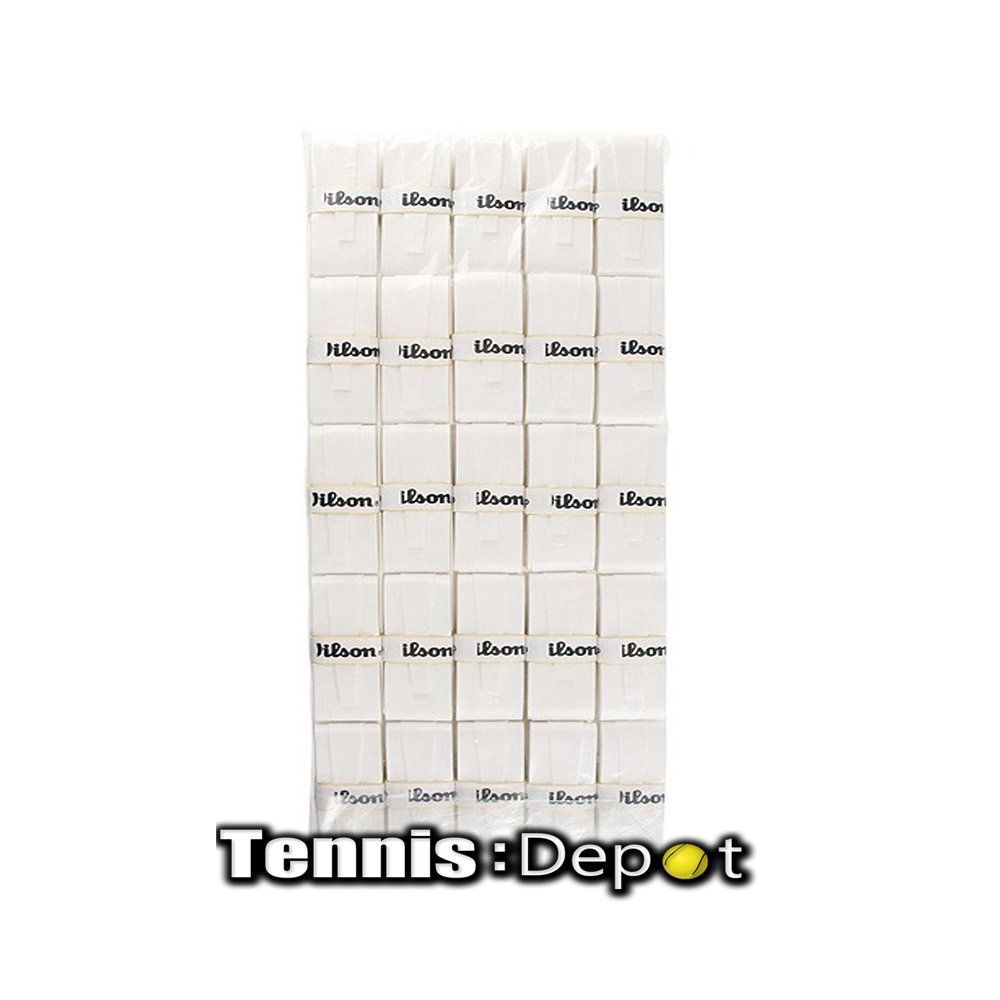 契約選手支給品 ウイルソン プロ オーバーグリップ プレイヤーパック 50本入り 白 Wilson Pro OverGrip Player Pack 50pk