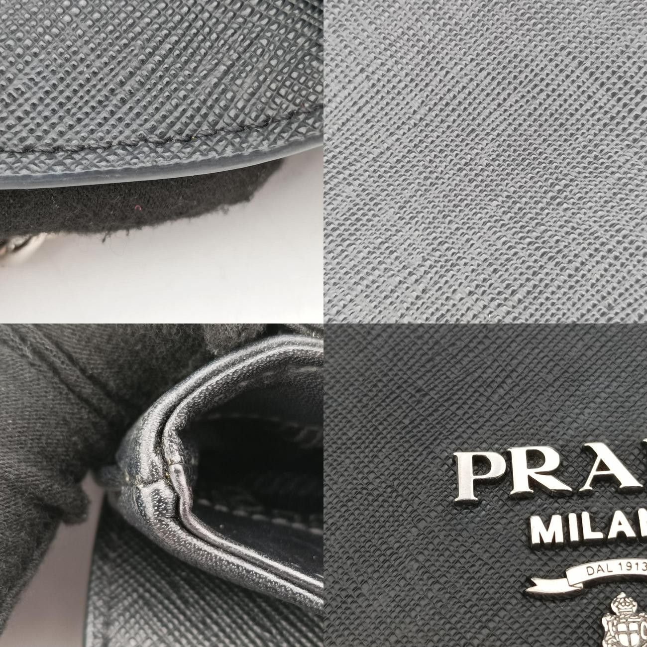 シティ チェーンブラックサフィアーノレザー1BD009204