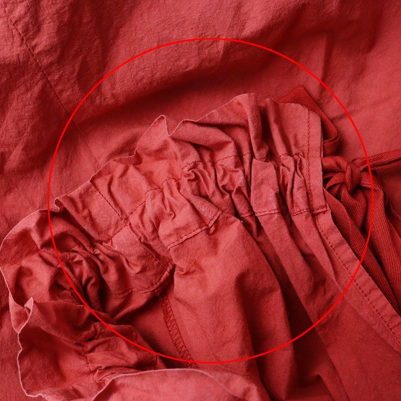 コットンラミーボリュームワンピース