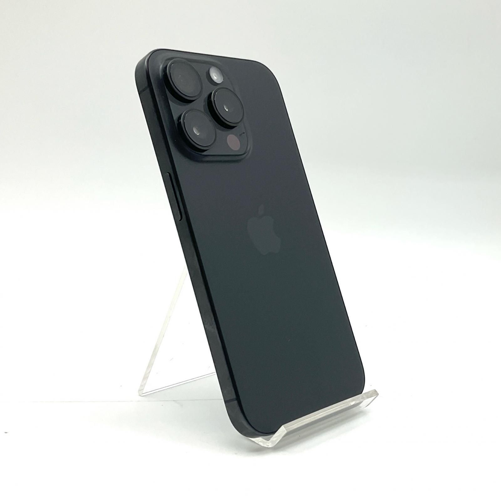 【全額返金保証】【最速発送】Apple iPhone 15 Pro 128GB ブラックチタニウム SIMフリー 美品 動作確認済 100%