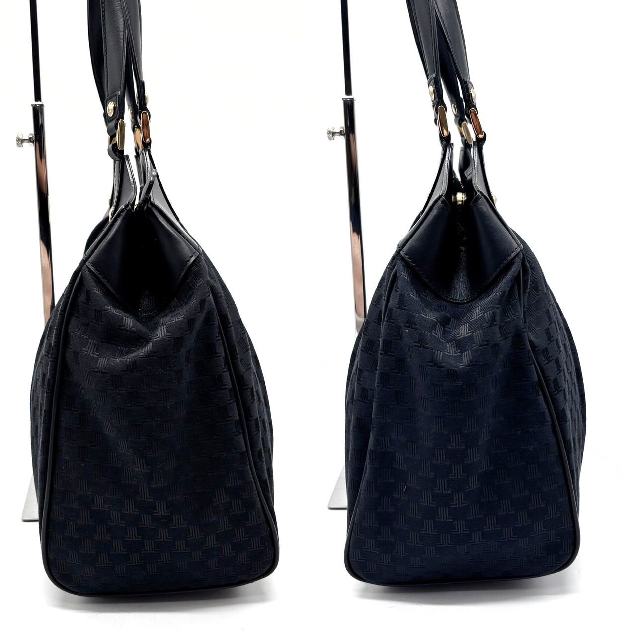【良品】LANVIN ランバン トートバッグ デニム A4収納可 大容量 肩掛け ✨良品✨ LANVIN ランバン トートバッグ ハンドバッグ 総柄 ロゴ