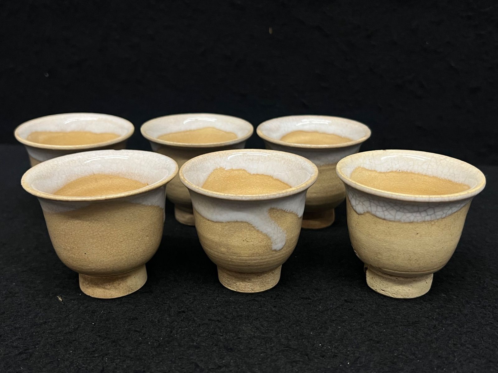 萩焼 茶器揃 城山 急須 湯冷し お猪口 陶器 陶芸品 煎茶