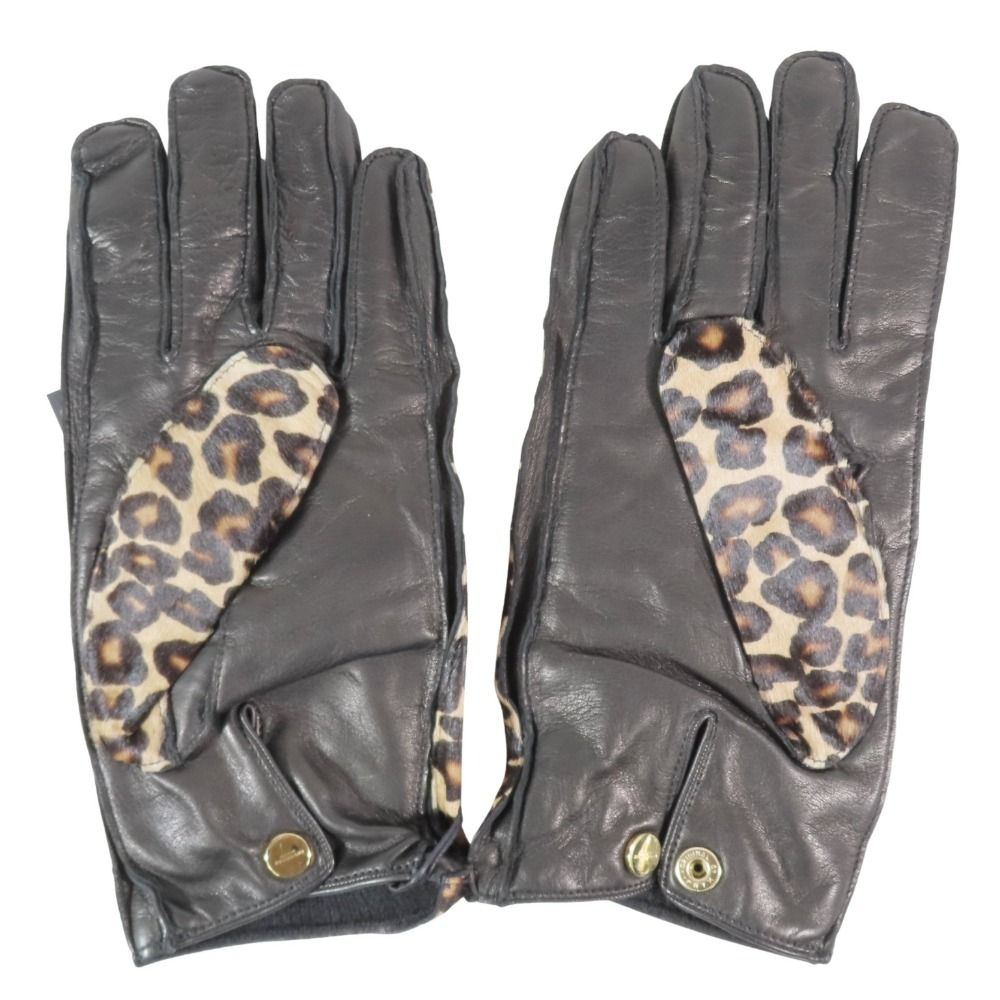 レオパード カシミヤ裏地