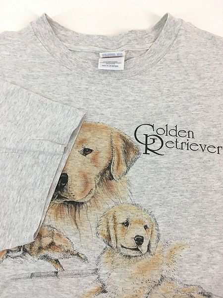 古着 Tシャツ ゴールデンレトリバー 犬 アニマル ドッグ XL ヴィンテージ GILDAN ゴールデンレトリバー Tシャツ XL アニマル ヴィンテージ