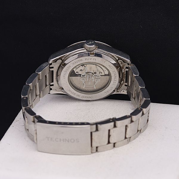 TECHNOS（時計） 自動巻き スケルトン テクノス メンズウォッチ