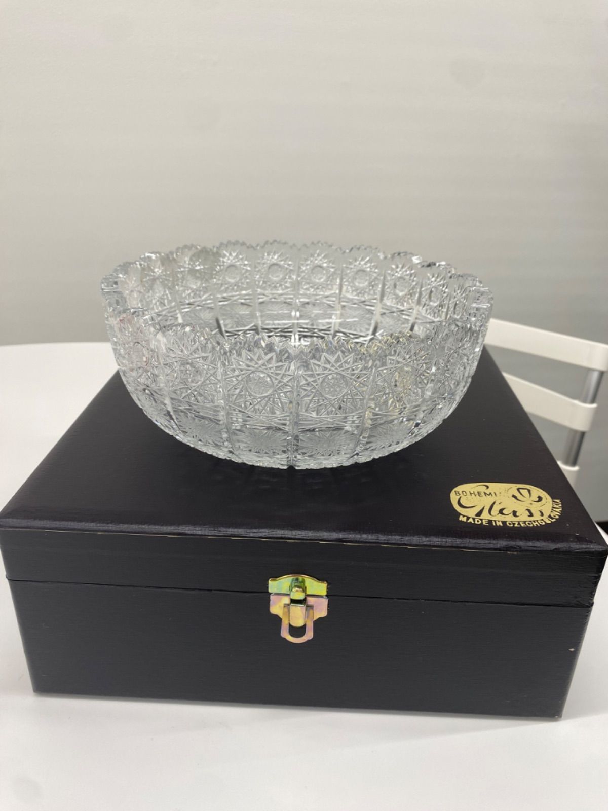 ボヘミアングラス サラダボール ☆お値下げー！！⭐︎大特価⭐︎【ボヘミアグラス】ボウル サラダ
