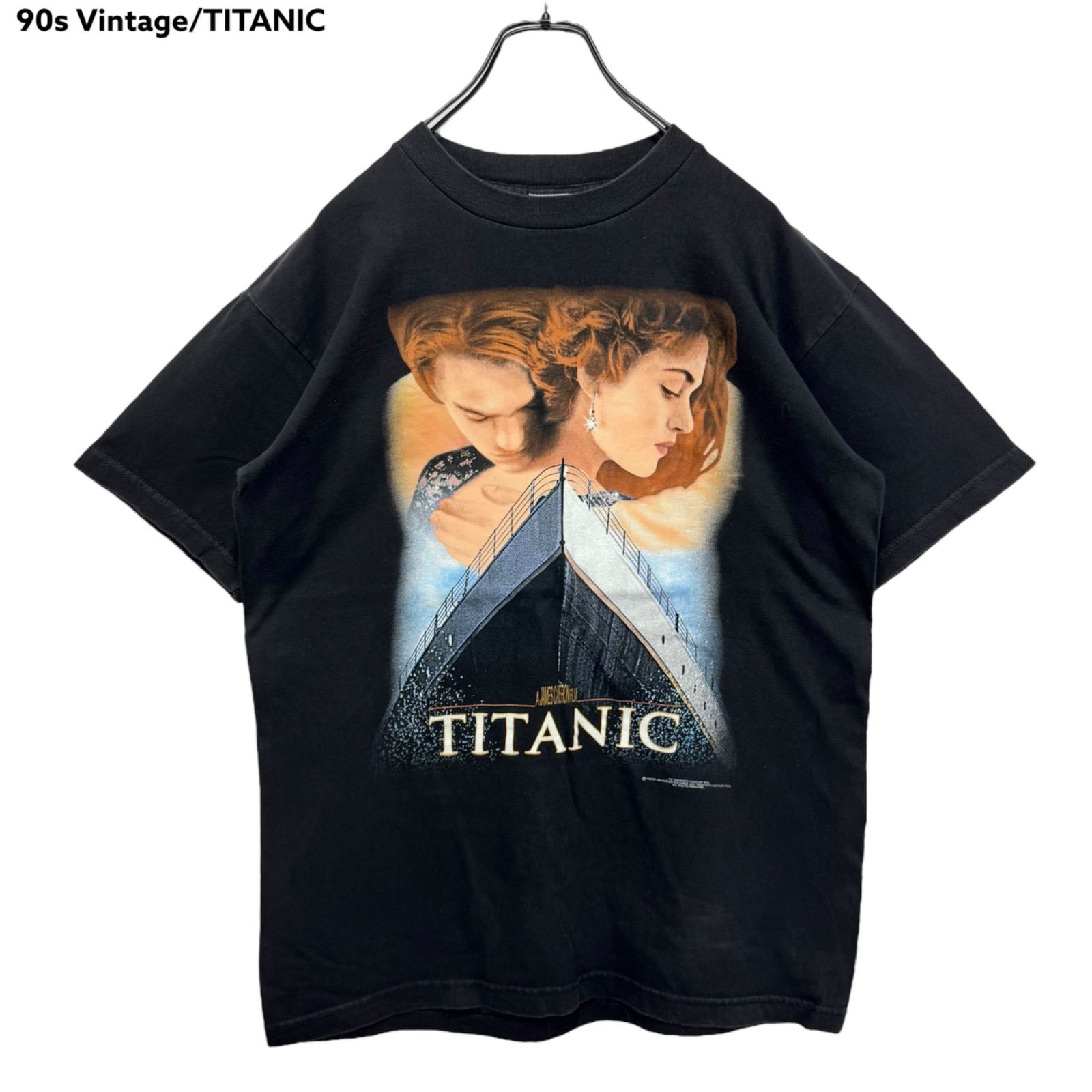 90s vintage TITANIC Print T-shirt Tee USA製 タイタニック Tシャツ 
