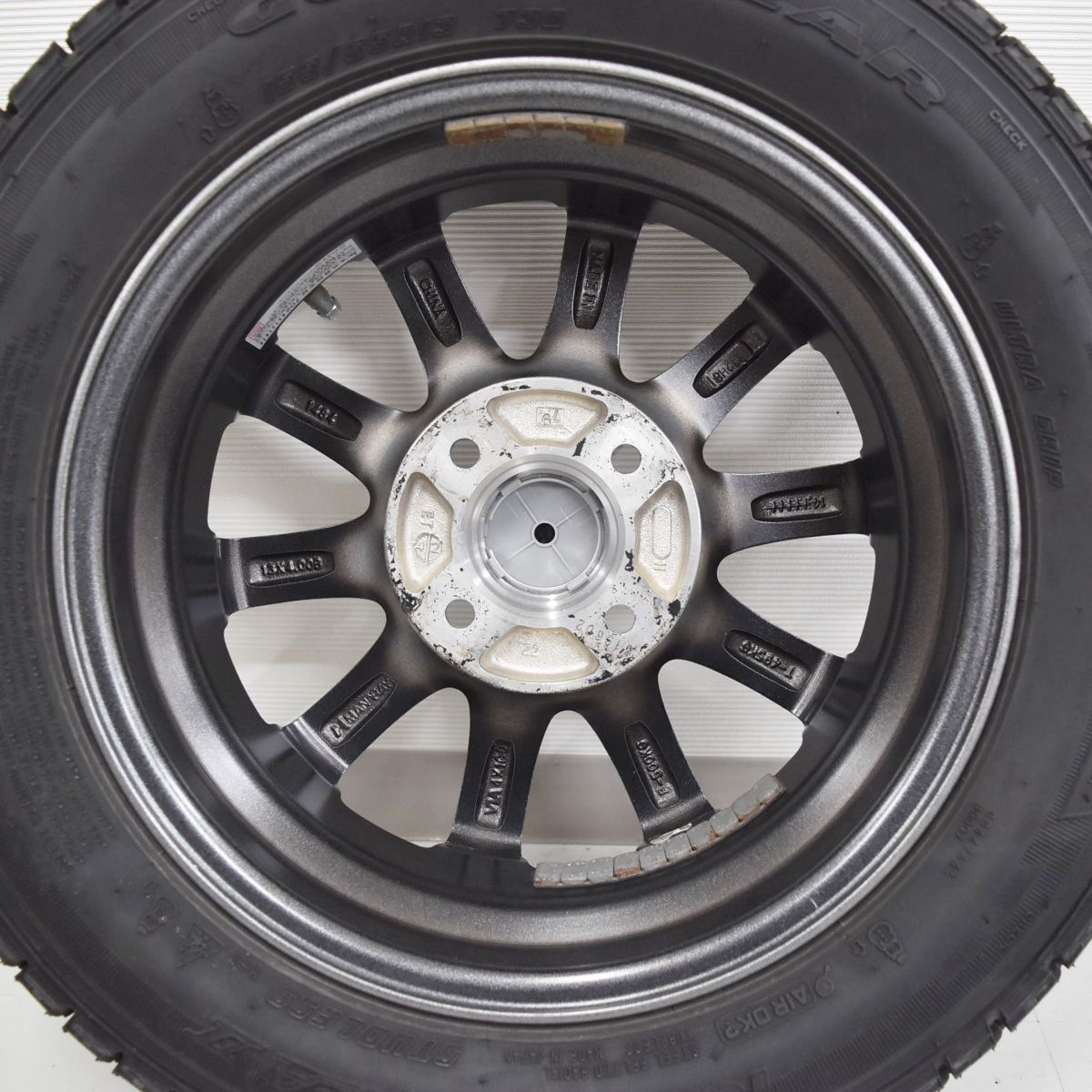 155/65R13 13インチ スタッドレスタイヤ 4.0J +42 4穴 100 マナレイ 