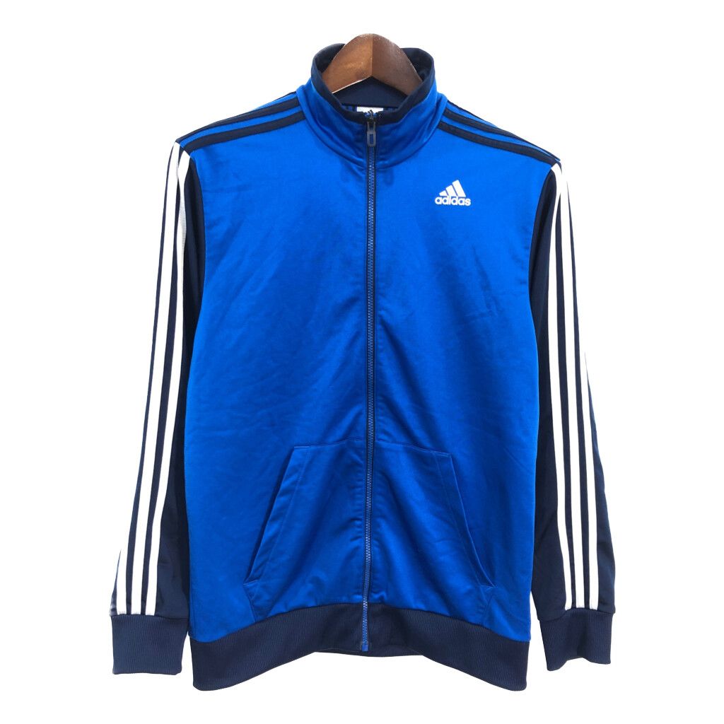 adidas アディダス トラックジャケット スポーツ ブルー (メンズ M) 中古 古着 S4322